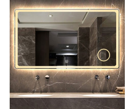 Зеркало для бритья с увеличением и подсветкой Анкона