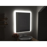 Зеркало с подсветкой для ванной комнаты Серино 65х65 см